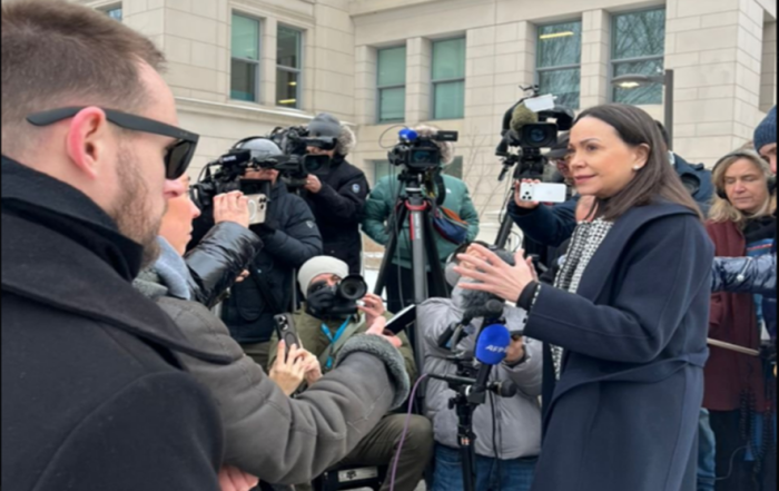 María Corina: Contamos con el apoyo del Presidente Trump