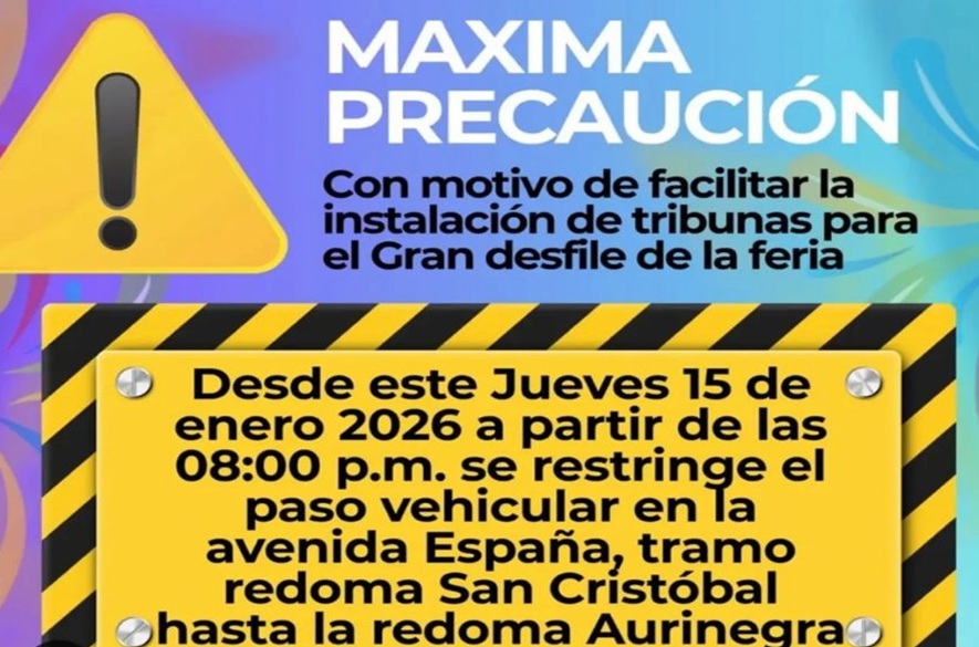 No hay paso por la avenida España