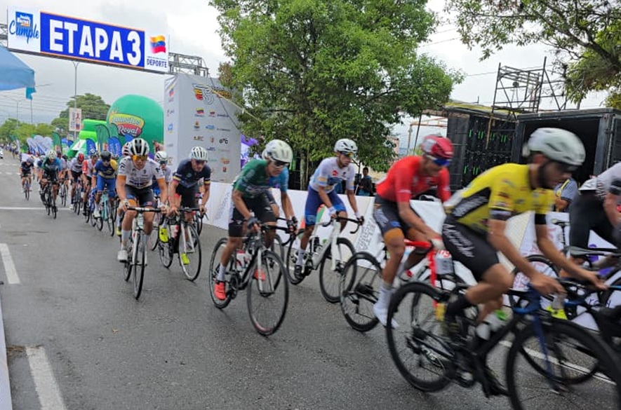 Sair Colmenares gana por fotofinish el circuito de la Vuelta al Táchira