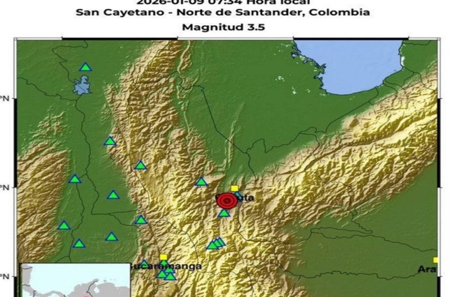Sismo de magnitud 3.5 sacudió la frontera