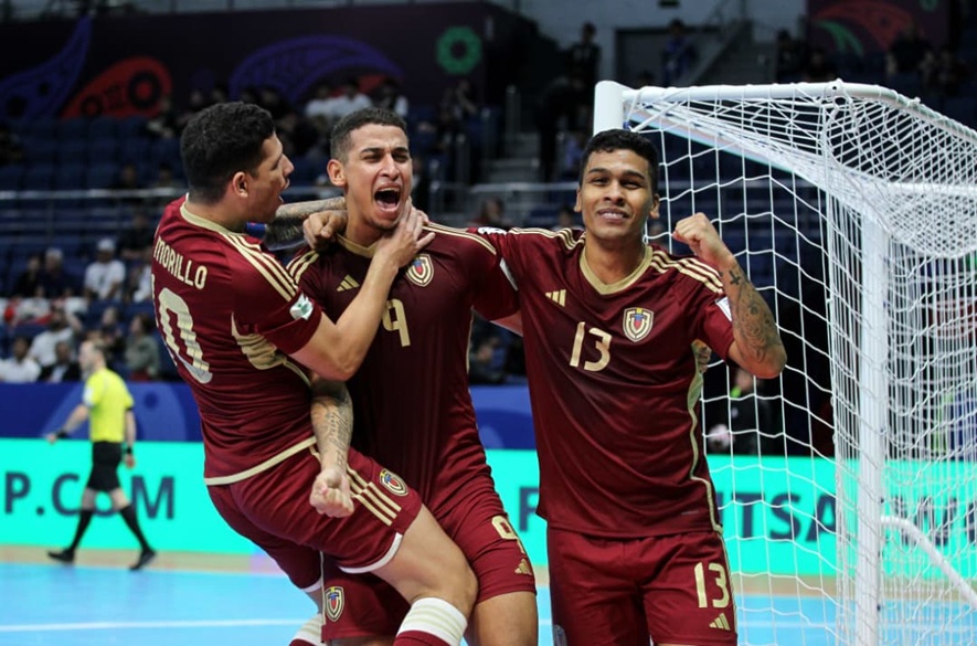 Venezuela va en primer lugar de la copa américa de FUTSAL
