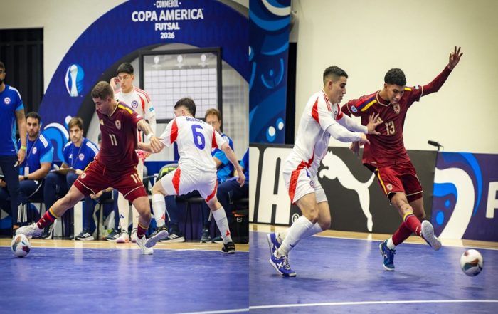 Venezuela vence a Chile en la copa américa de FUTSAL