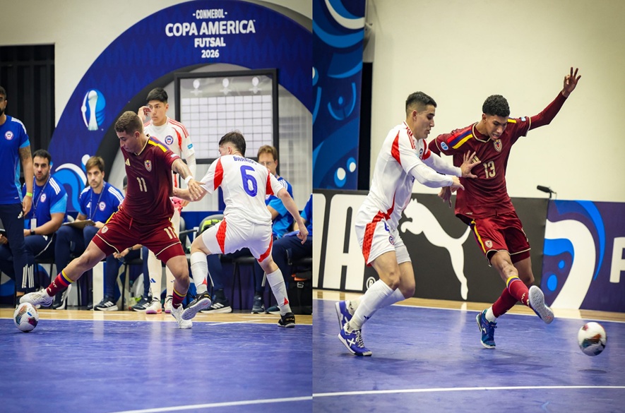 Venezuela vence a Chile en la copa américa de FUTSAL