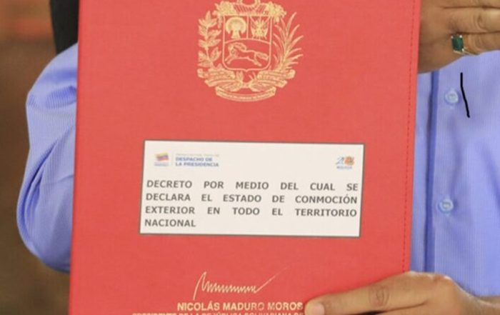 Exigen derogar Exigen derogar estado de conmoción