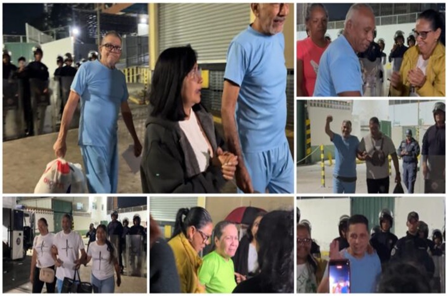 Continúan excarcelaciones de presos políticos