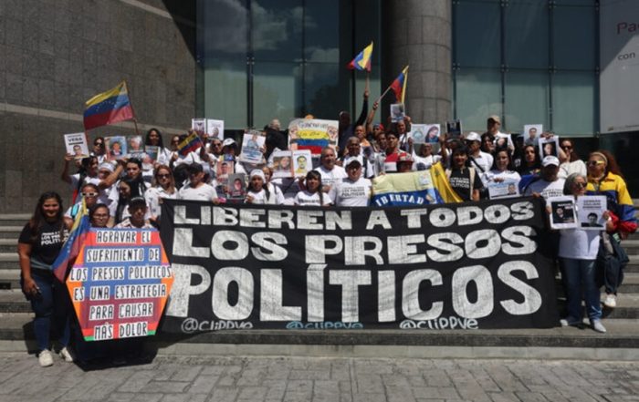 Familiares de presos políticos exigen libertades plenas