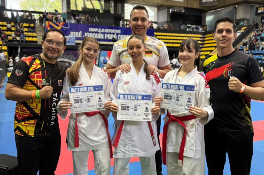 Karate tachirense logra seis cupos  rumbo a los Juegos Deportivos Nacionales Juveniles