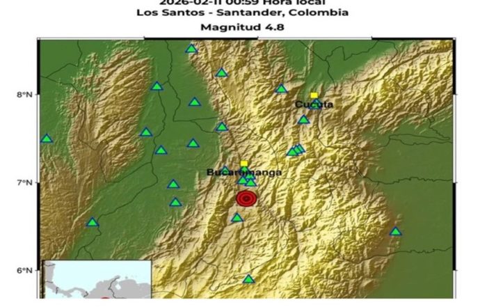 Tembló en la frontera Colombo-Venezolana