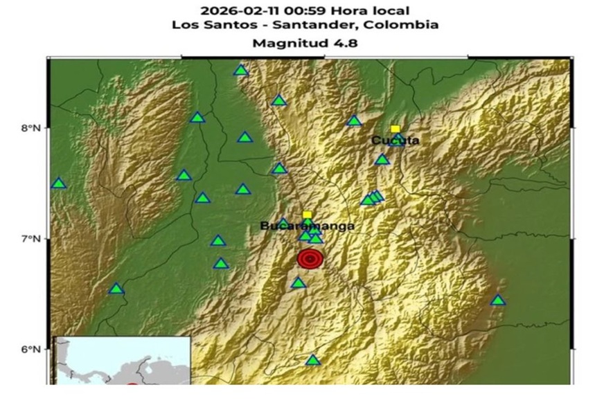 Tembló en la frontera Colombo-Venezolana