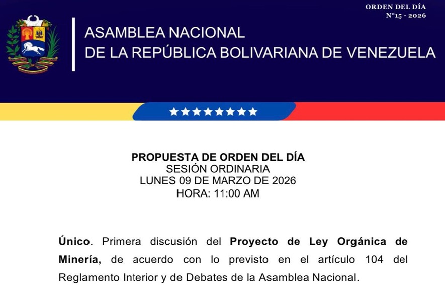 Debaten nueva ley de minería en la asamblea nacional