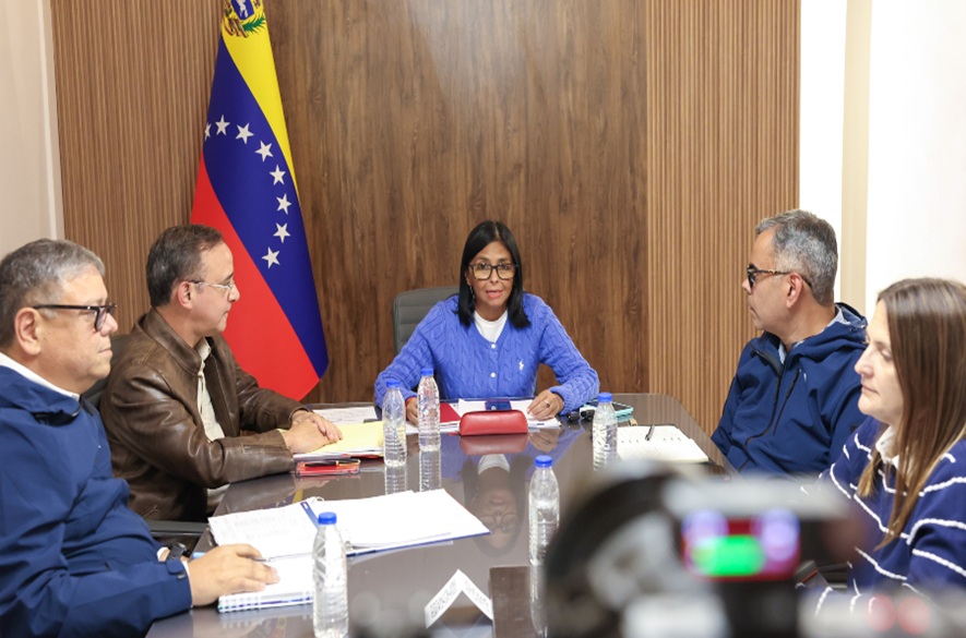 Delcy Rodríguez anuncia plan de racionamiento eléctrico