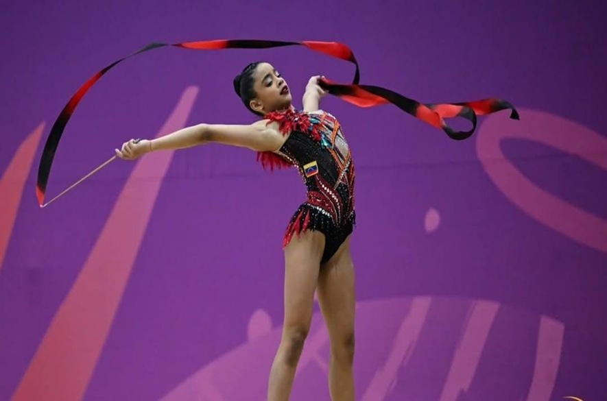 Gimnasia rítmica venezolana bronce en España
