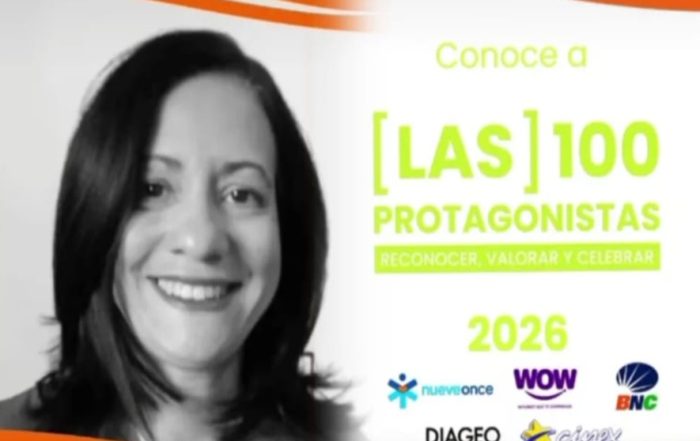 Herly Quiñónez, profesora de la ULA Táchira entre "Las 100 Protagonistas" del año 2026