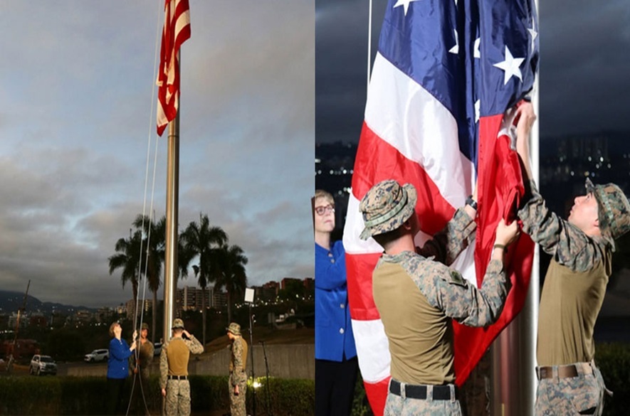 Izan bandera de los EEUU en Venezuela