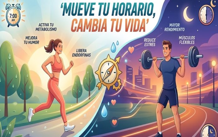 Mueve tu horario, cambia tu vida