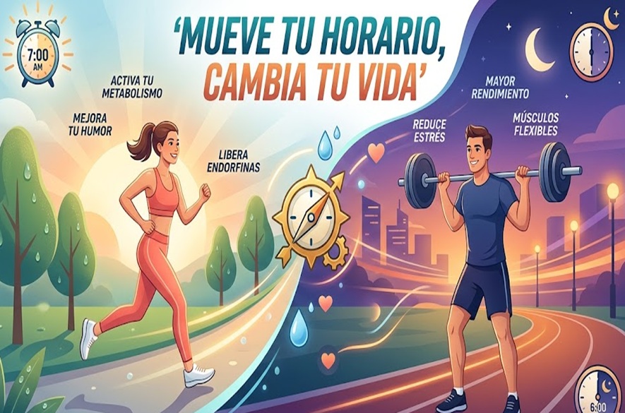 Mueve tu horario, cambia tu vida
