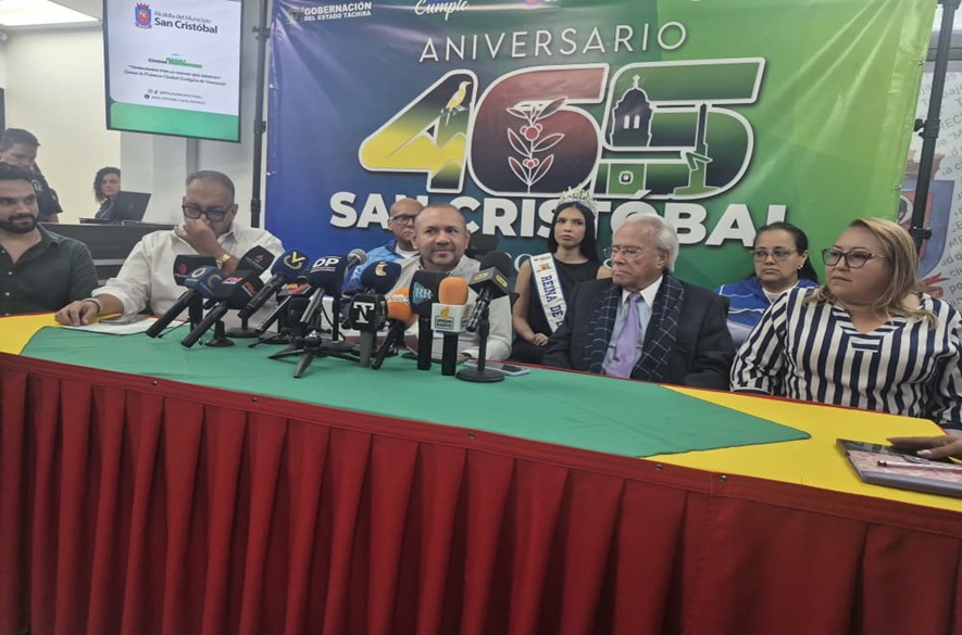 San Cristóbal celebra sus 465 años con más de 30 actividades culturales, deportivas y recreativas