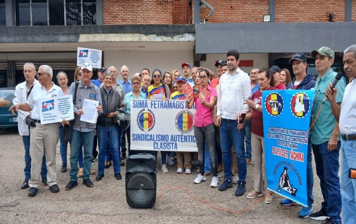 Táchira: Trabajadores protestan ante inspectoría del Trabajo