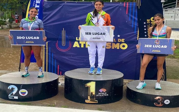 Atleta del Táchira se consagra en la liga nacional de atletismo