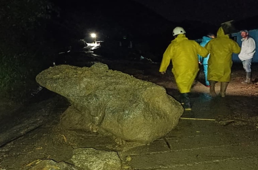 En La Grita Protección Civil Municipal evacuó de forma preventiva a 15 familias