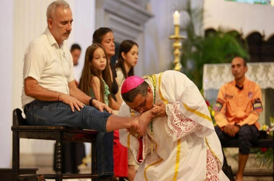 Lavatorio de pies: Un gesto de humildad y reconciliación en Táchira