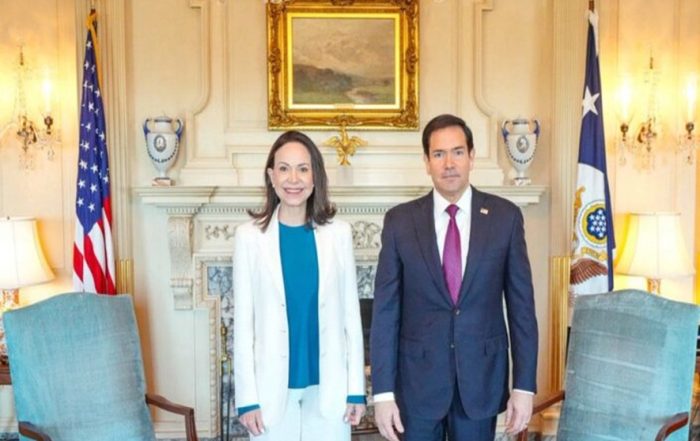 Maria Corina Machado se reunió con Marco Rubio en Washington
