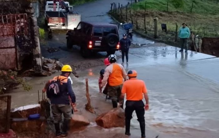 Táchira: Emergencia en Michelena por fuertes lluvias