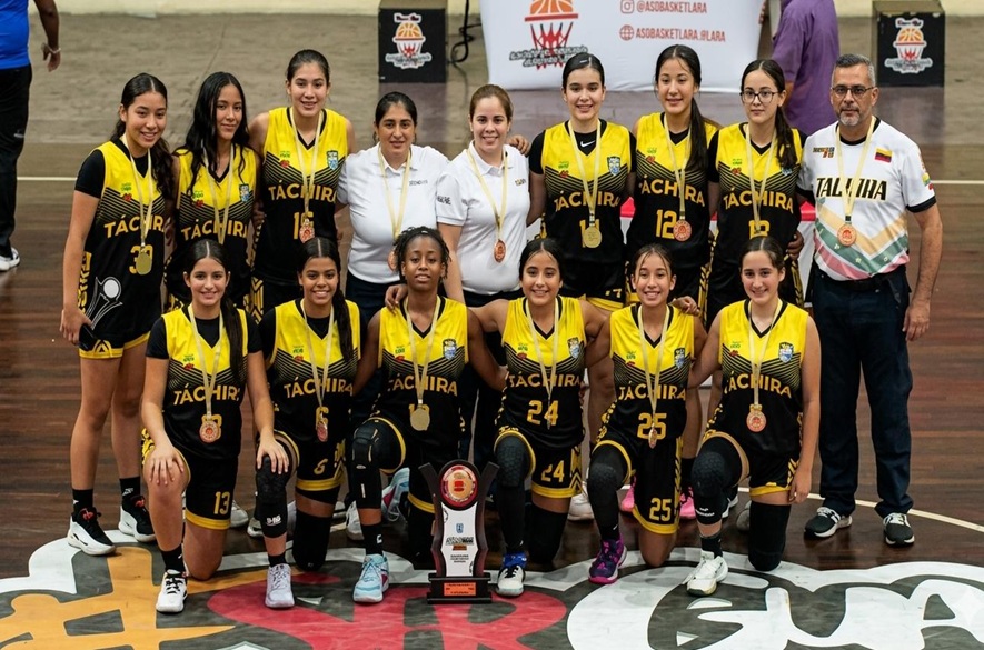 Táchira: Selección femenina de Basket campeona nacional