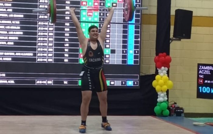 Táchira ya tiene su equipo de Pesistas a los nacionales