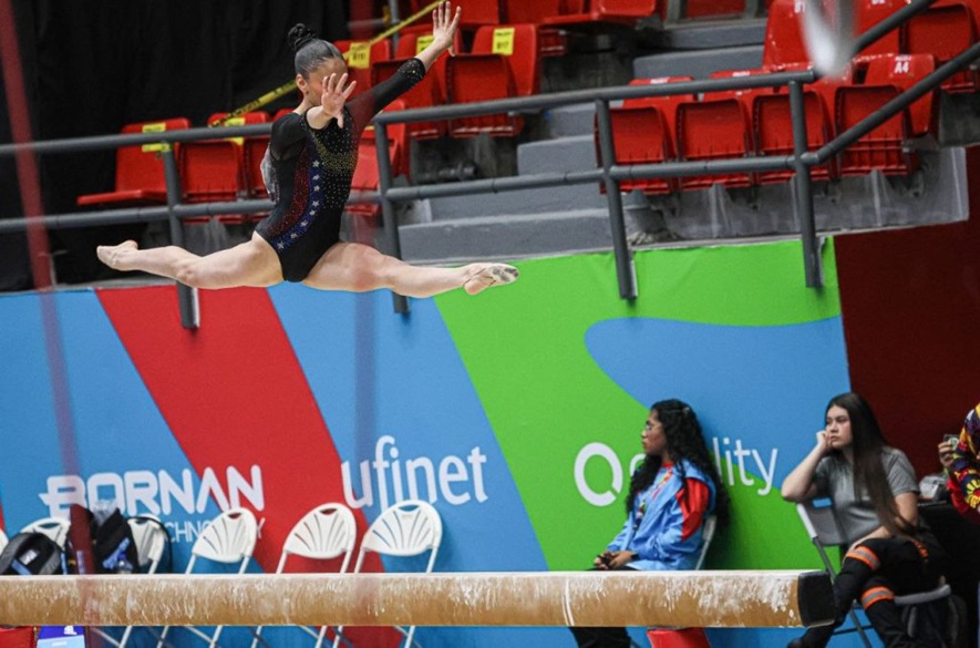 Venezuela Oro en Gimnasia artística de los juegos suramericanos