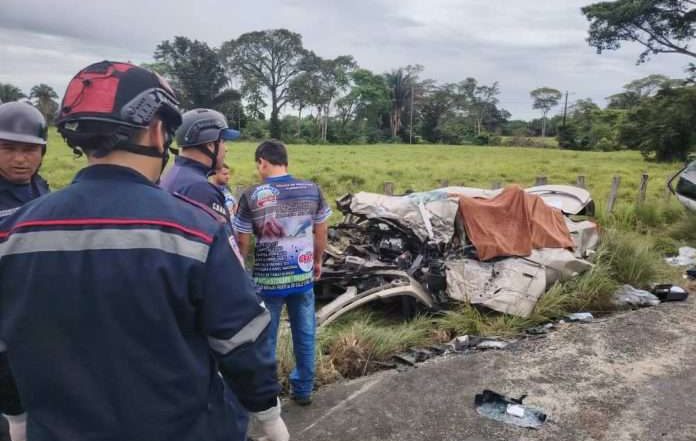 Cinco muertos en accidente vía el llano