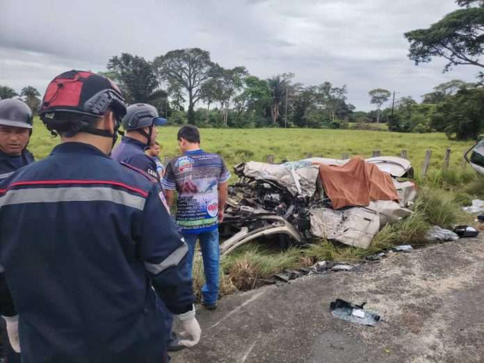 Cinco muertos en accidente vía el llano