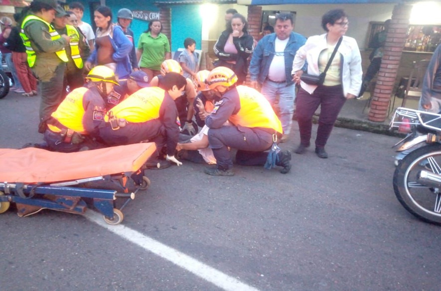 Cuatro lesionados dejaron tres accidentes viales durante el Día de la Madre
