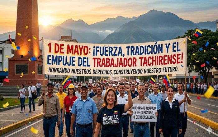 El 1 de Mayo Fuerza Tradición y el Empuje del Trabajador Tachirense