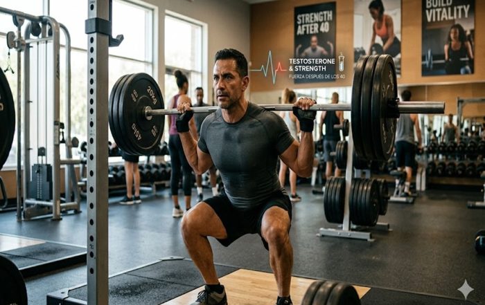 Fuerza a los 40: Tu Escudo de Testosterona