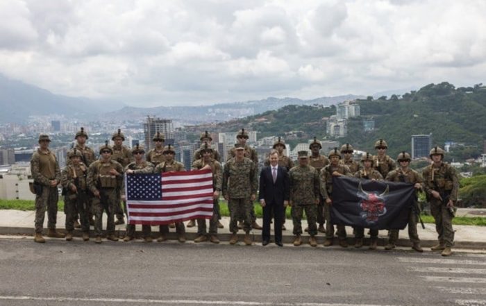 Histórico: Ejercicios militares de la marina  delos EEUU en Caracas