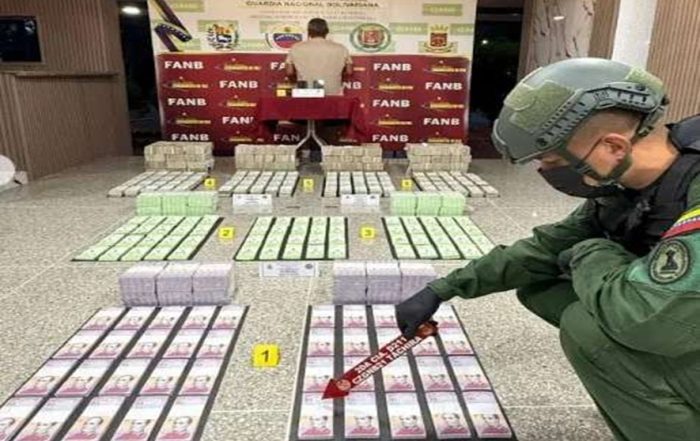 Táchira: Incautan más de 20 mil millones de Bolívares en efectivo