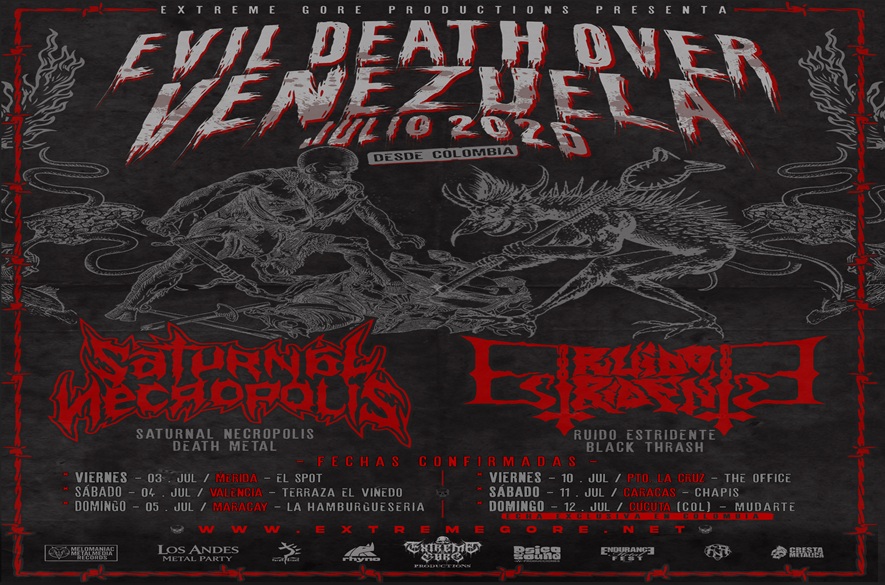 Inicia gira de Heavy Metal en Venezuela y Colombia