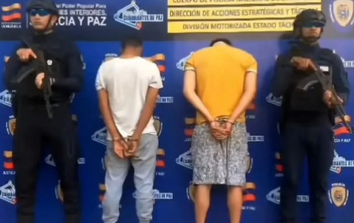 Táchira:Detienen a ladrones de Lomas Blancas en Tariba
