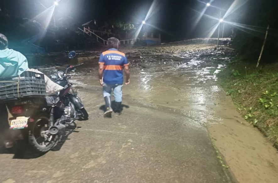Táchira: Lluvias causan daños en El Balneario Las Mesitas en San José de Bolivar