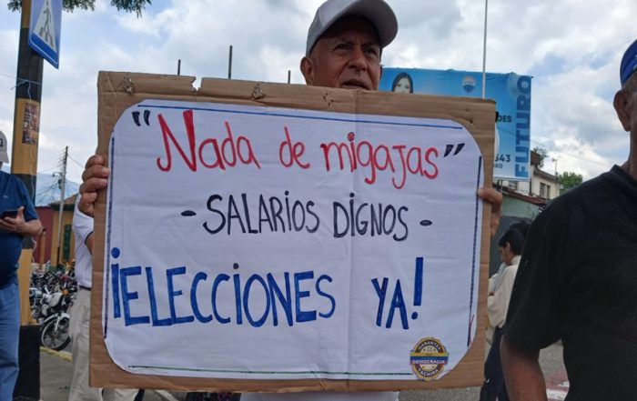 Trabajadores se movilizaron en Táchira para protestar y exigir salarios dignos