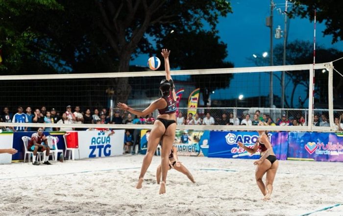 Voleibol de playa preparado para los juegos nacionales