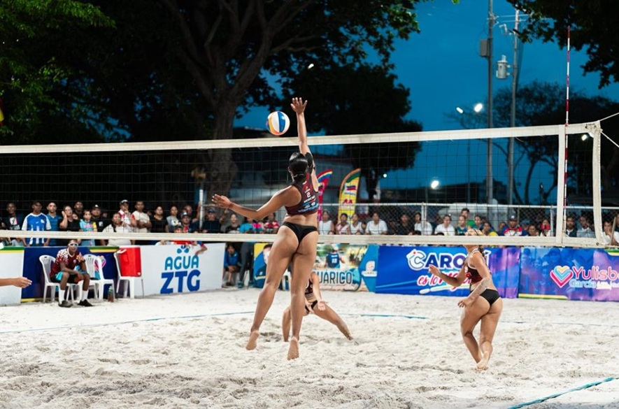 Voleibol de playa preparado para los juegos nacionales