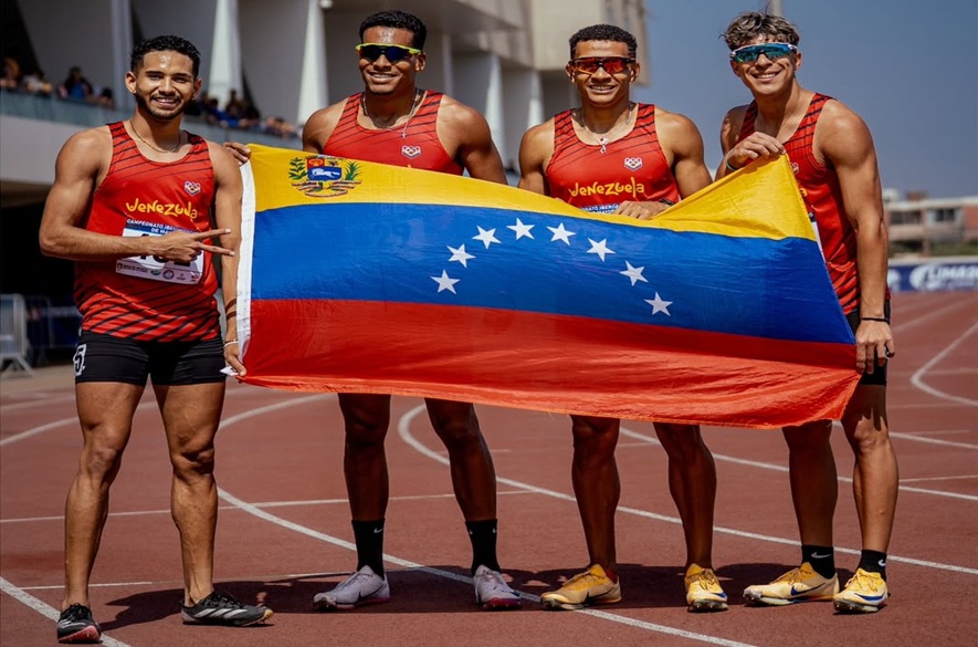 Atletismo venezolano Oro en Iberoamericano