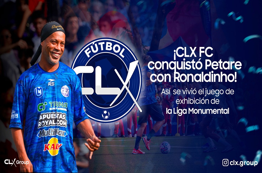 ¡CLX FC conquistó Petare con Ronaldinho! Así se vivió el juegode exhibición de la Liga Monumental