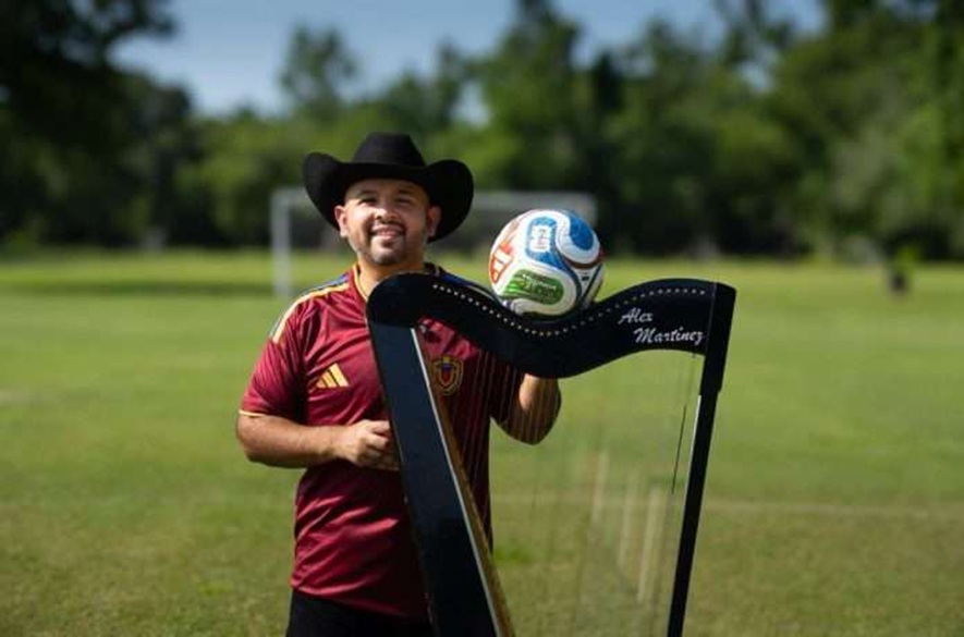 El arpa venezolana presente en la copa mundial de Futbol