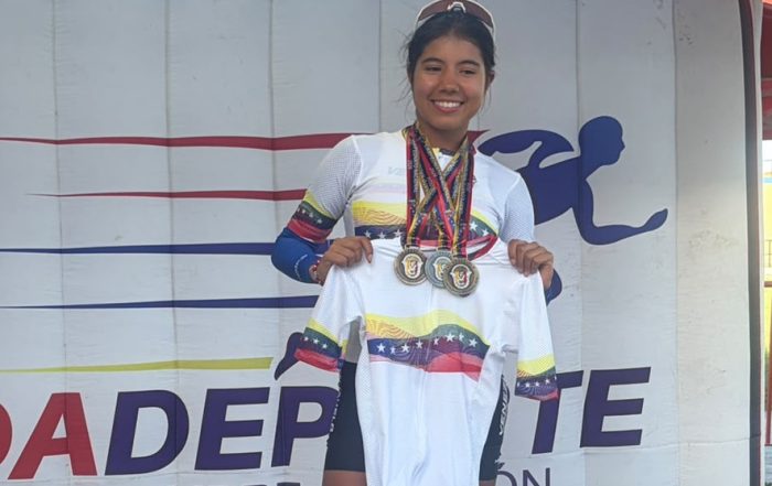 Jennifer Lagos destaca en la pista y consolida la posición de Táchira en el medallero