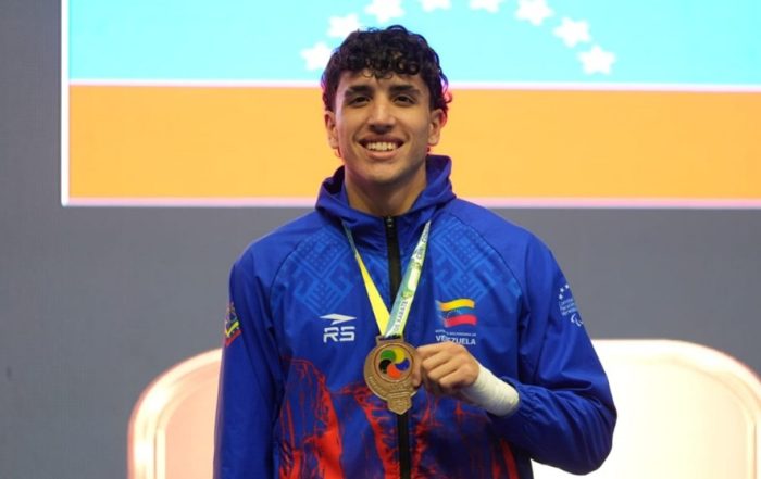 Joven nacido en Táchira bronce en Panamericano