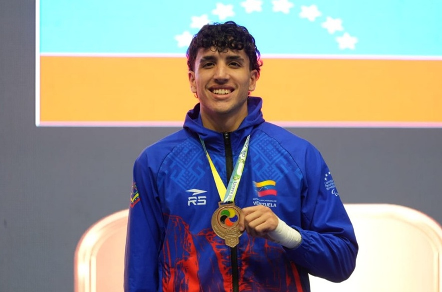 Joven nacido en Táchira bronce en Panamericano