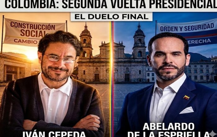 Las urnas cerraron y Colombia ha hablado en una jornada electoral histórica y polarizada. Contra todos los pronósticos de las principales encuestas, el abogado Abelardo de la Espriella dio la gran sorpresa de la jornada al consolidarse en el primer lugar de la primera vuelta presidencial celebrada este domingo 31 de mayo, superando al candidato del oficialismo, Iván Cepeda. Al no alcanzar ninguno de los aspirantes el 50% más uno de los votos necesarios para asegurar la Casa de Nariño en primera instancia, el país neogranadino se encamina oficialmente a una segunda vuelta (balotaje) el próximo domingo 21 de junio. El panorama en cifras De acuerdo con los datos preliminares emitidos por la Registraduría Nacional del Estado Civil (con el 99,2% de los sufragios escrutados), los resultados oficiales de la jornada quedaron distribuidos de la siguiente manera: Candidato Movimiento / Partido Porcentaje de Votos Votos Totales (Aprox.) Abelardo de la Espriella Defensores de la Patria 43,72% 10,2 millones Iván Cepeda Pacto Histórico 40,92% 9,6 millones Paloma Valencia Centro Democrático 6,92% 1,6 millones Un giro radical en el tablero político La victoria parcial de De la Espriella representa un auténtico sismo político. Los sondeos previos colocaban consistentemente al senador izquierdista Iván Cepeda en la primera posición, previendo una disputa cerrada por el segundo lugar entre el abogado barranquillero y la senadora Paloma Valencia. Sin embargo, el discurso de «mano dura», seguridad total y reformas radicales al estilo de Nayib Bukele o Javier Milei capitalizó el descontento de un amplio sector de la población colombiana. Por su parte, Iván Cepeda, cobijado por la coalición del Pacto Histórico, retiene una base sólida de más de 9,6 millones de electores, prometiendo dar continuidad a las políticas sociales y ambientales del gobierno saliente de Gustavo Petro. La expectativa en la frontera Para el estado Táchira y la dinámica binacional, este resultado abre un escenario de enorme expectativa. Las propuestas de ambos candidatos difieren radicalmente en materia económica, comercial y fronteriza. Mientras Cepeda aboga por mantener y profundizar los acuerdos de cooperación actuales, De la Espriella propone un enfoque de estricta seguridad militarizada para combatir el contrabando y el narcotráfico en las zonas limítrofes. La moneda está en el aire y la campaña de tres semanas de cara al 21 de junio promete ser una de las más intensas en la historia reciente de Colombia.